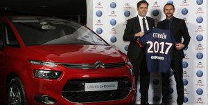 Citroën, sponsor du PSG 