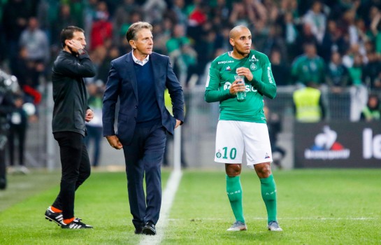 Saint-Etienne à quatre derrière et avec Hamouma contre Oleksandria — Ligue Europa Saint-Etienne à quatre derrière et avec Hamouma contre Oleksandria — Ligue Europa