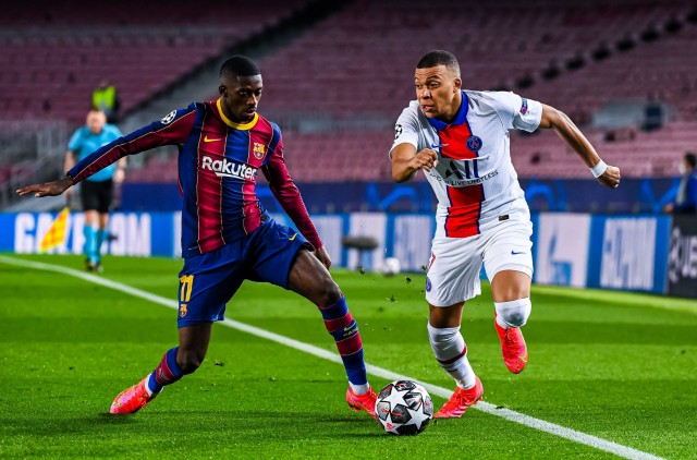 Dembélé préféré à Mbappé au Barça