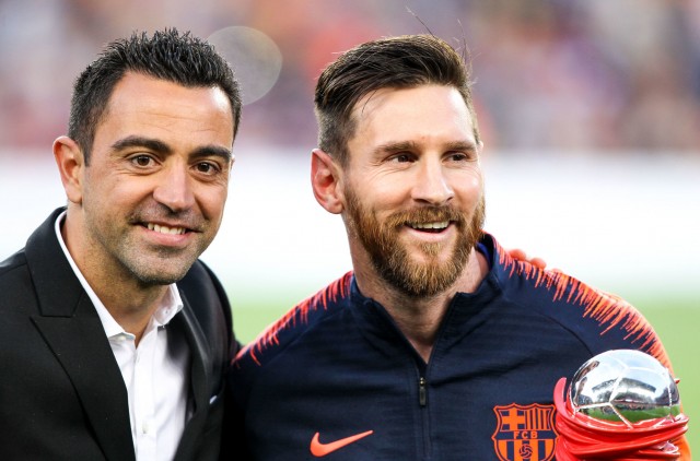 FC Barcelone : Xavi et Messi en 2018