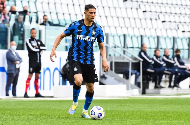 Achraf Hakimi sous les couleurs de l'Inter Milan