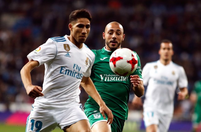 Achraf Hakimi sous le maillot du Real Madrid