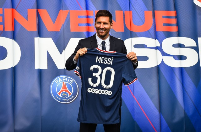 Lionel Messi avant son maillot au Paris Saint-Germain