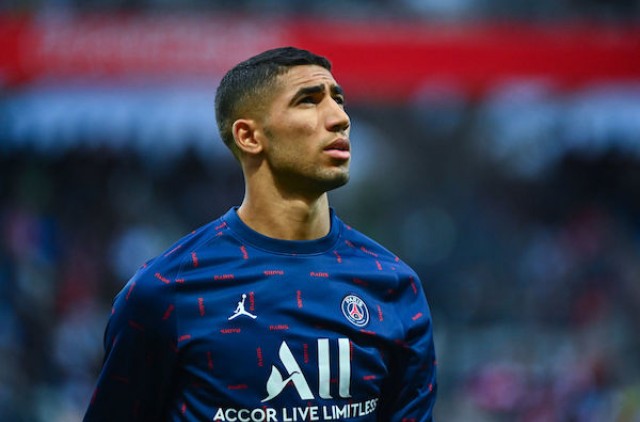 Achraf Hakimi in form with PSG