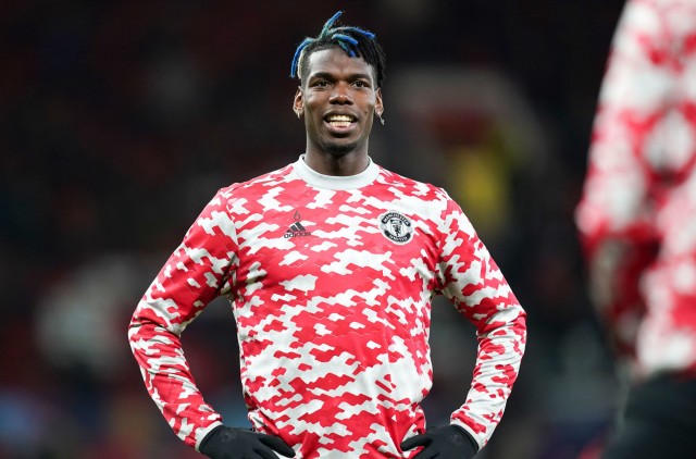 Paul Pogba avec Manchester United