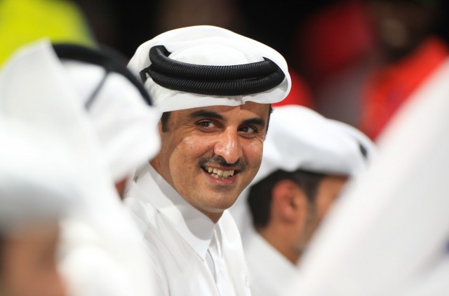 L'Émir du Qatar, propriétaire du PSG.