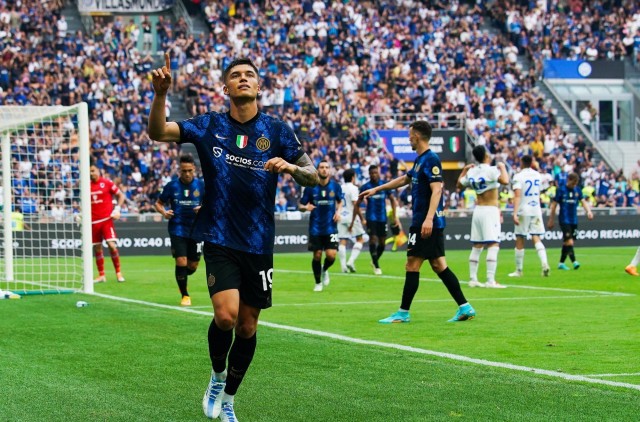 Joaquin Correa sous les couleurs de l'Inter Milan.