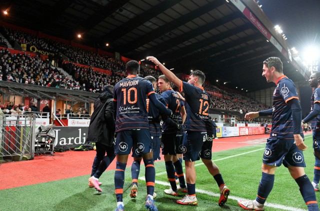 Les joueurs du Montpellier HSC célébrant un but