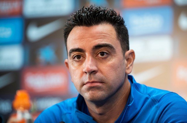 Xavi, entraîneur du Barça.