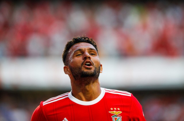 Gonçalo Ramos célèbre un but avec le Benfica Lisbonne.