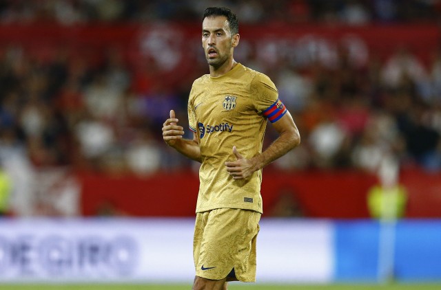 Sergio Busquets, milieu de terrain du Barça.