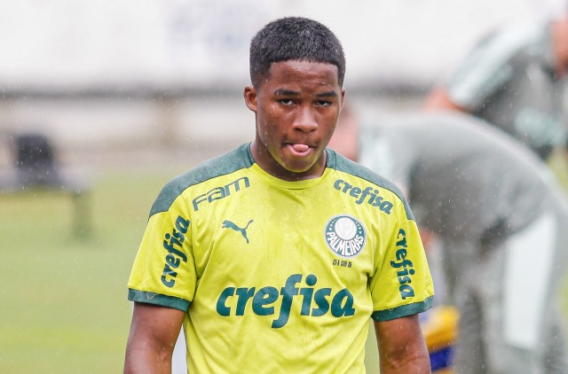 Endrick sous le maillot de Palmeiras
