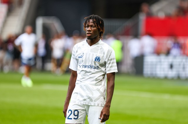 Issa Kaboré sous le maillot de l'OM