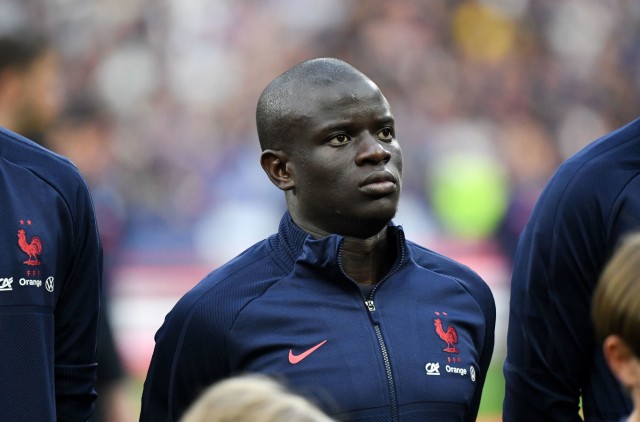 N'Golo Kanté sous le maillot de l’Équipe de France