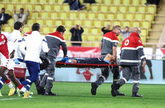 Amine Harit, gravement blessé avec l'OM hier soir à Monaco
