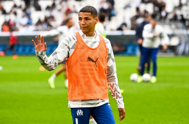 Amine Harit sous les couleurs de l'OM.