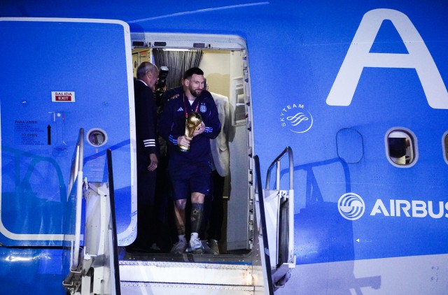 Lionel Messi, champion du monde 2022 avec l'Argentine.