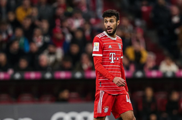 Noussair Mazraoui sous les couleurs du Bayern Munich.