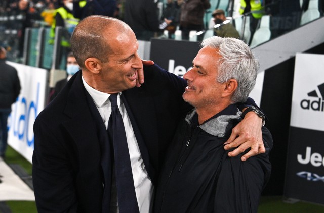 Massimiliano Allegri et José Mourinho, deux cibles potentielles pour le PSG.