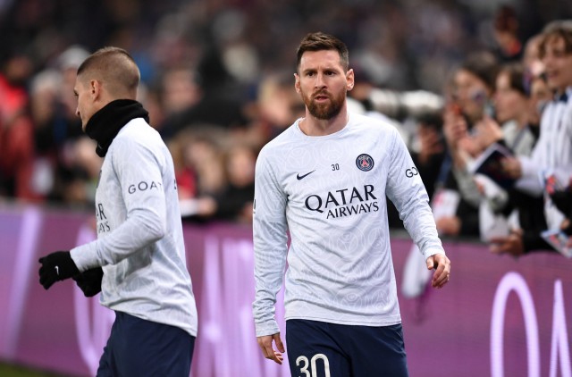 Lionel Messi en difficulté au PSG