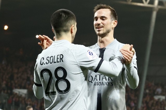 Carlos Soler et Fabian Ruiz sous le maillot du PSG