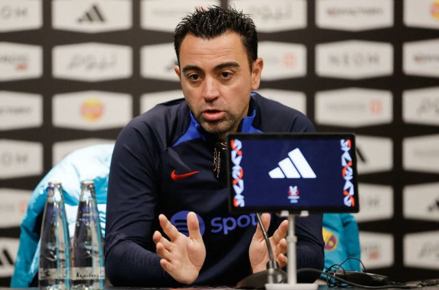 Xavi, entraîneur du FC Barcelone.