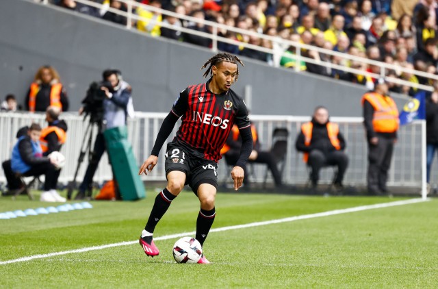 Alexis Beka Beka sous le maillot de l'OGC Nice