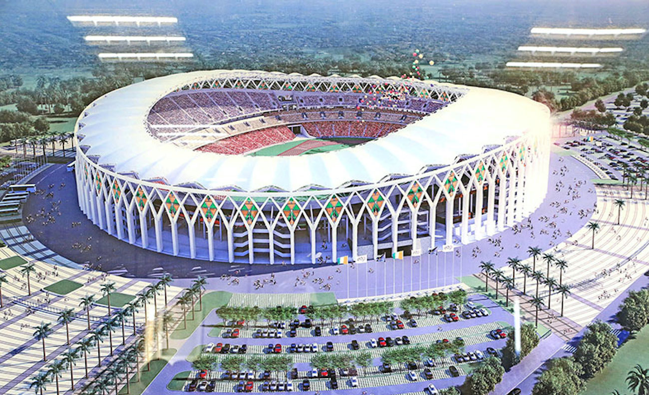 stade ébimpé, en Côte d'Ivoire