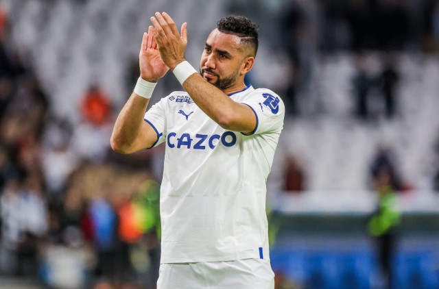 Dimitri Payet sous le maillot de l' OM.