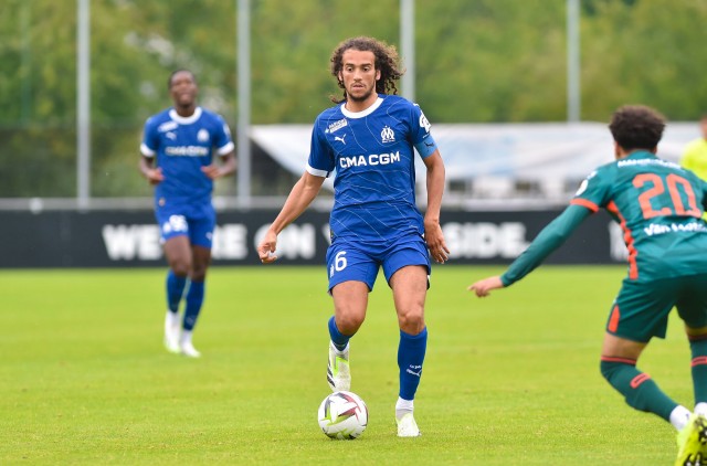 Mattéo Guendouzi sous le maillot de l'OM