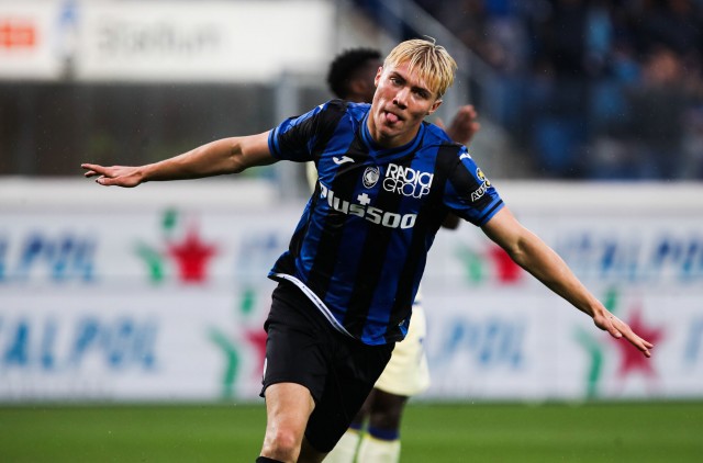 Rasmus Hojlund, attaquant de l'Atalanta Bergame.