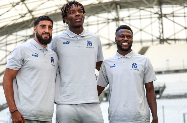 Samuel Gigot, Isaak Touré et Chancel Mbemba à l'OM