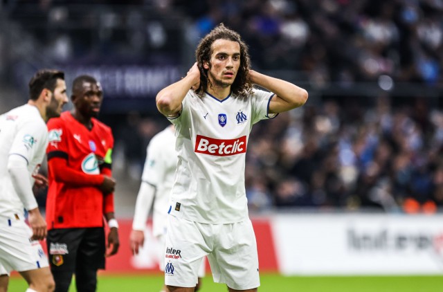 Mattéo Guendouzi sous le maillot de l'OM