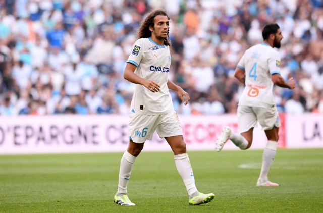 Mattéo Guendouzi sous le maillot de l'OM