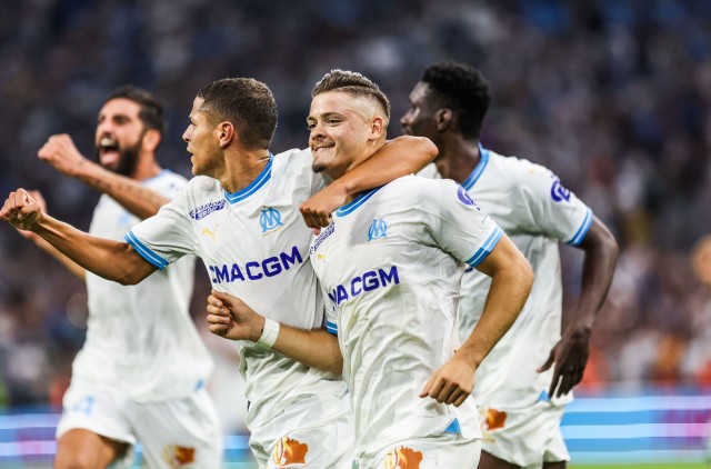 Vitinha et Amine Harit sous le maillot de l'OM