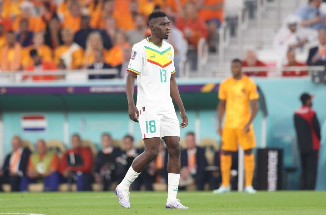 Ismaïla Sarr, attaquant de l'OM.