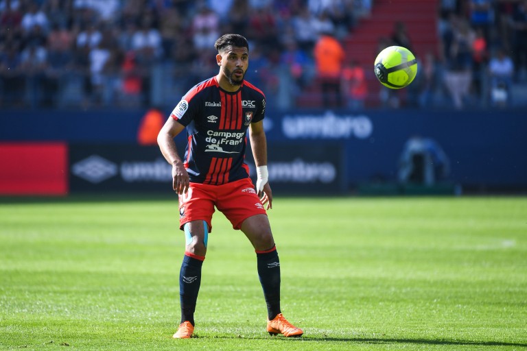 Youssef Aït Bennasser, milieu de terrain de l'AS Monaco prêté à Caen