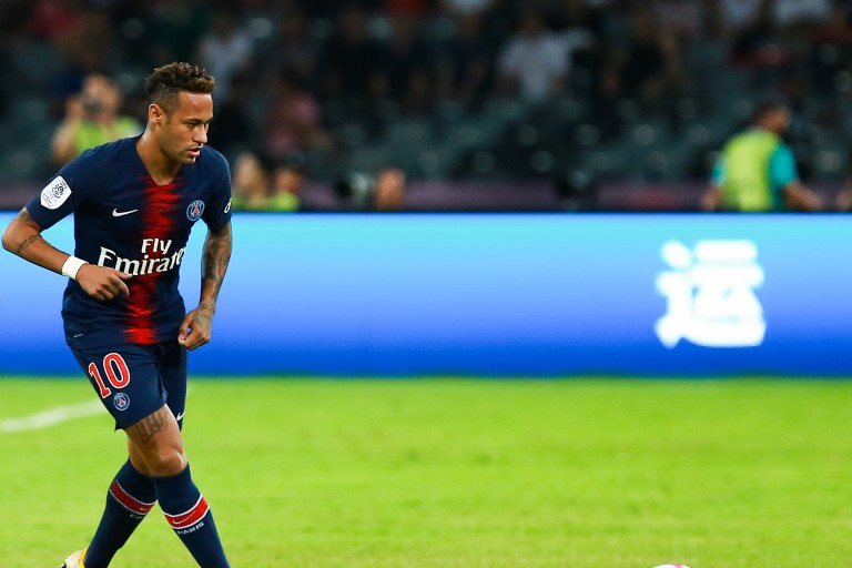 Neymar, attaquant brésilien du PSG. 