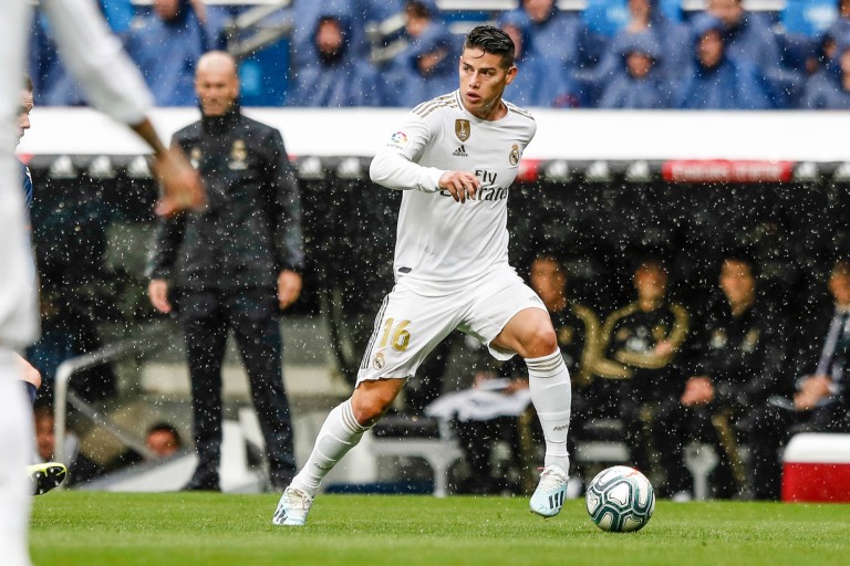 James Rodriguez sous le maillot du Real Madrid.