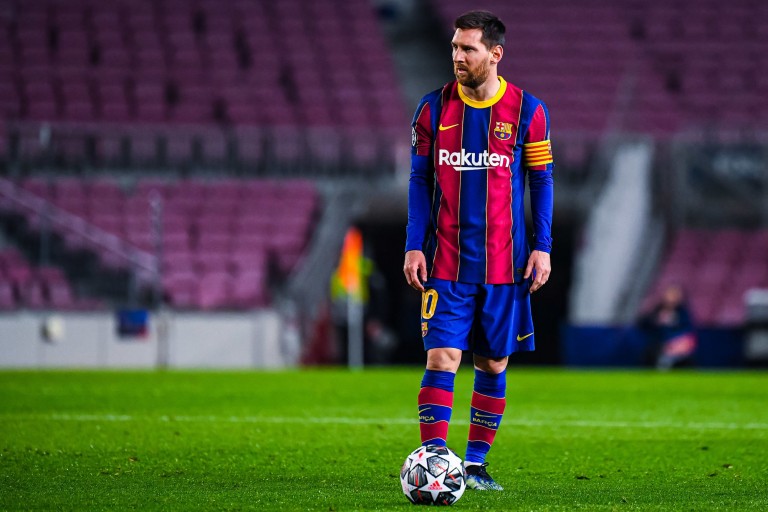 Lionel Messi, buteur et capitaine du FC Barcelone, visé par le PSG.
