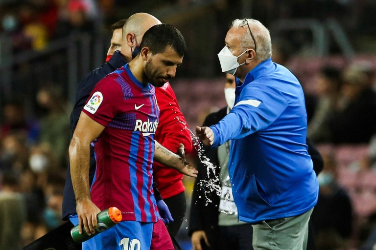 L'attaquant du Barça, Sergio Agüero,  rassure sur son état de santé.
