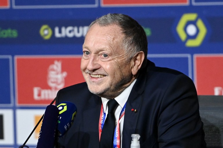 Jean-Michel Aulas, président de l' OL.