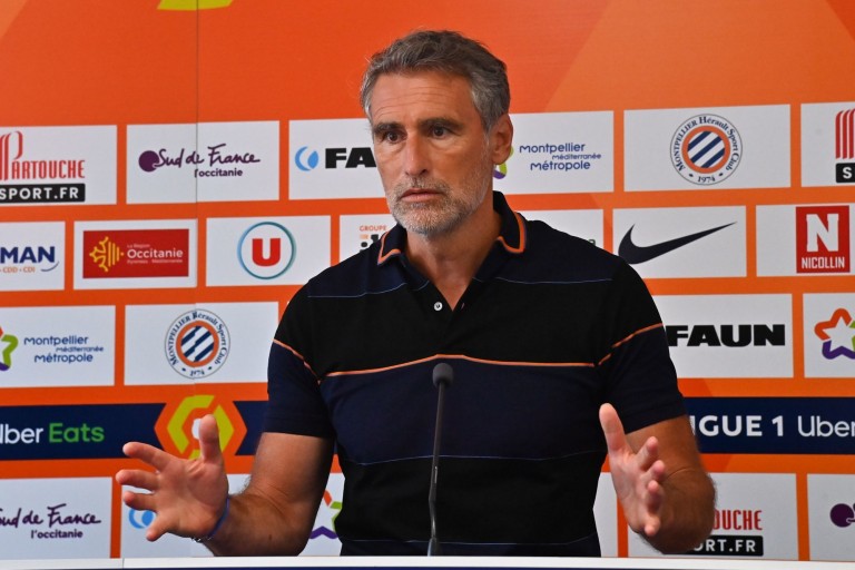 Olivier Dall'Oglio, coach du Montpellier HSC.