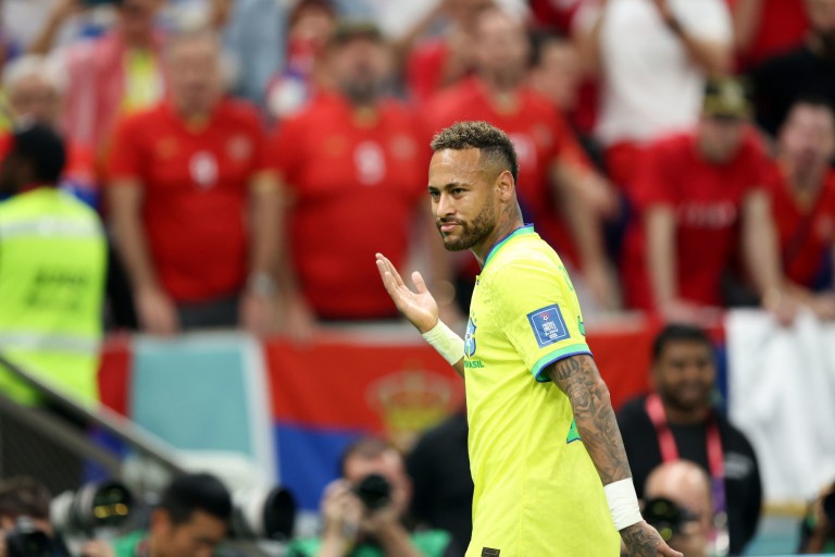 Neymar Jr blessé contre la Serbie