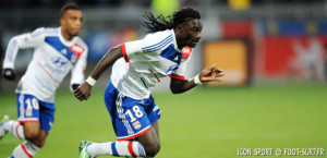 Bafetimbi GOMIS - 01.12.2012 - Lyon / Montpellier - 15e journee Ligue 1