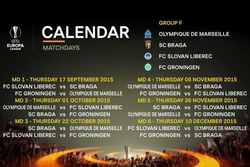 calendrier om europa league