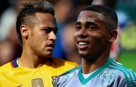 Neymar et Gabriel Jesus au PSG