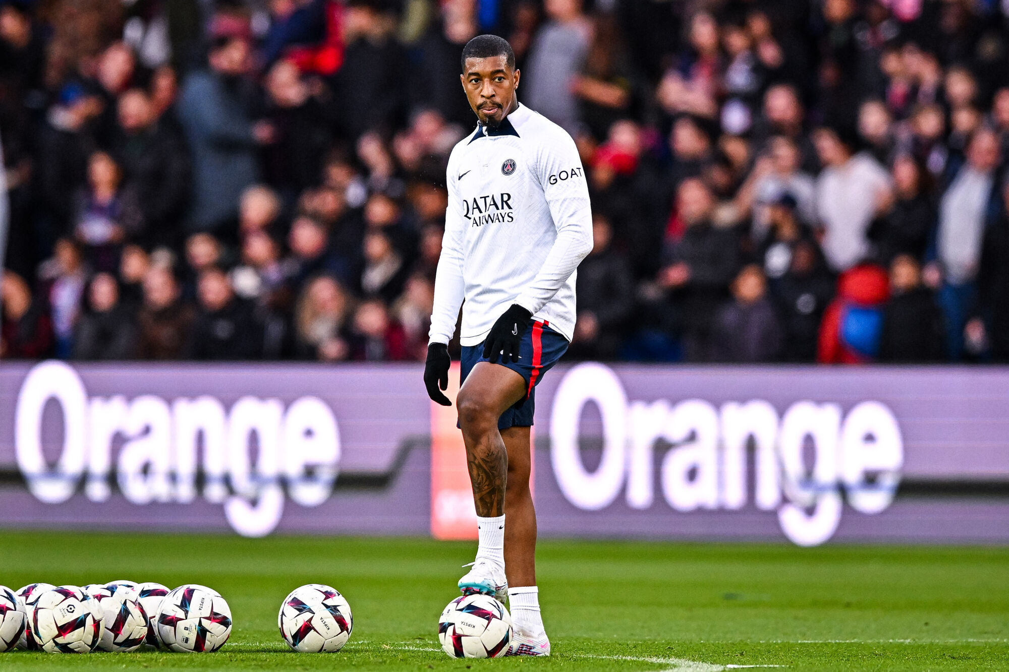 Presnel Kimpembe, défenseur central du PSG.