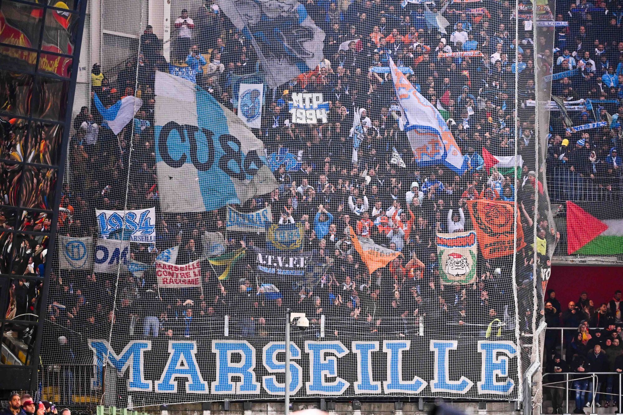 Des supporters de l'OM