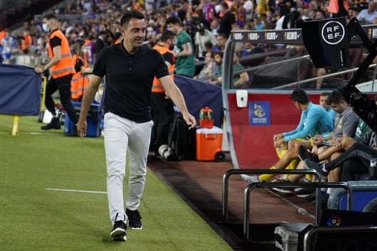 Xavi, entraineur du FC Barcelone. 